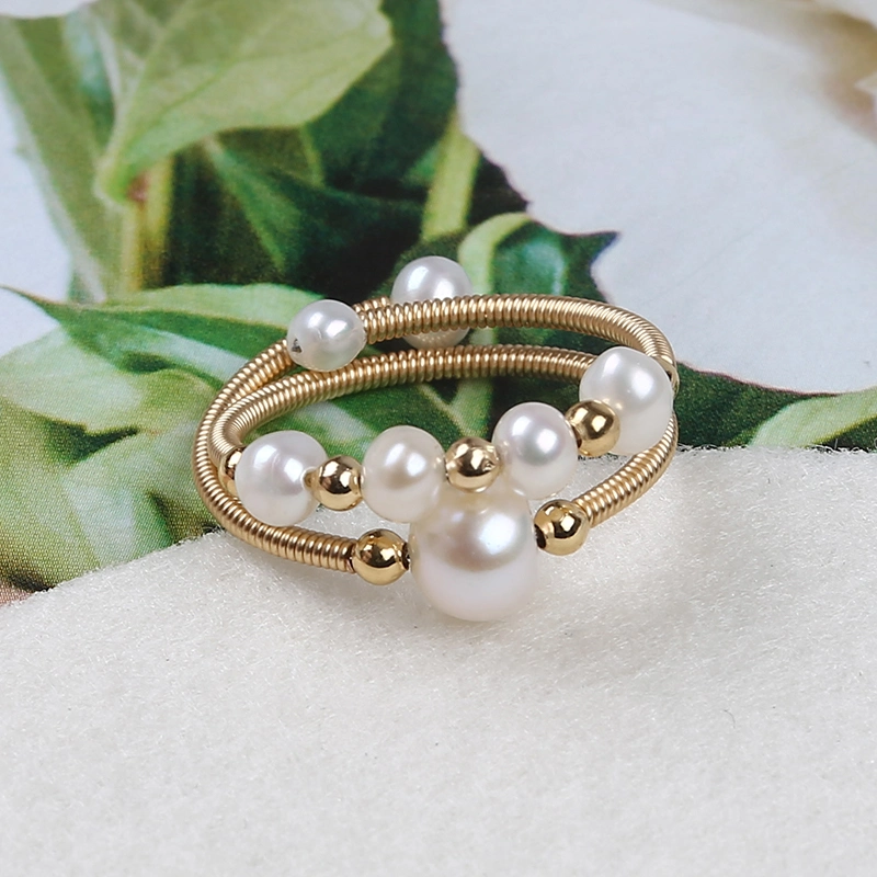 Wholesale Fashion Jewelry Rings Freshwater Pearl Women Jewelry